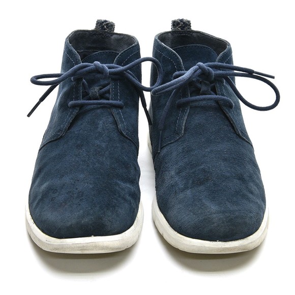 UGG FREAMON CANVAS BLUE LACE TWINSOLE CHUKKA ANKLE BOOTS  Men UGG Freamon Blue Suede Waterproof Chukka Boots 11 M